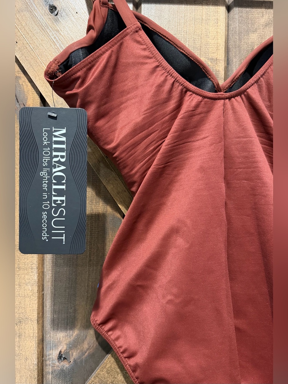 NWT Miraclesuit Ruched One-Piece Swimsuit - Picture 10 of 15